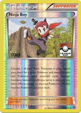 Ninja Boy (103/114) (League Promo Staff) [XY: Steam Siege] (Online Only)