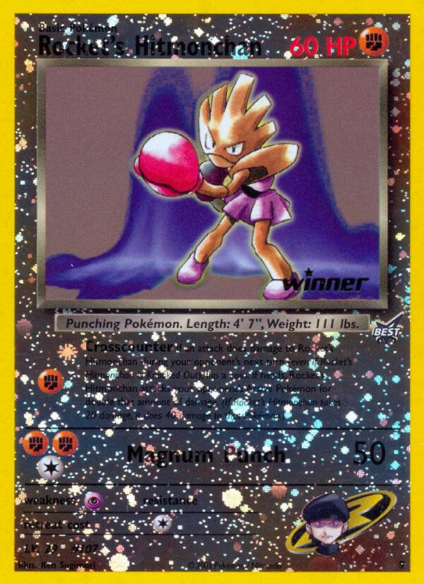 Rocket's Hitmonchan (9) [Best of Promos] (Online Only)