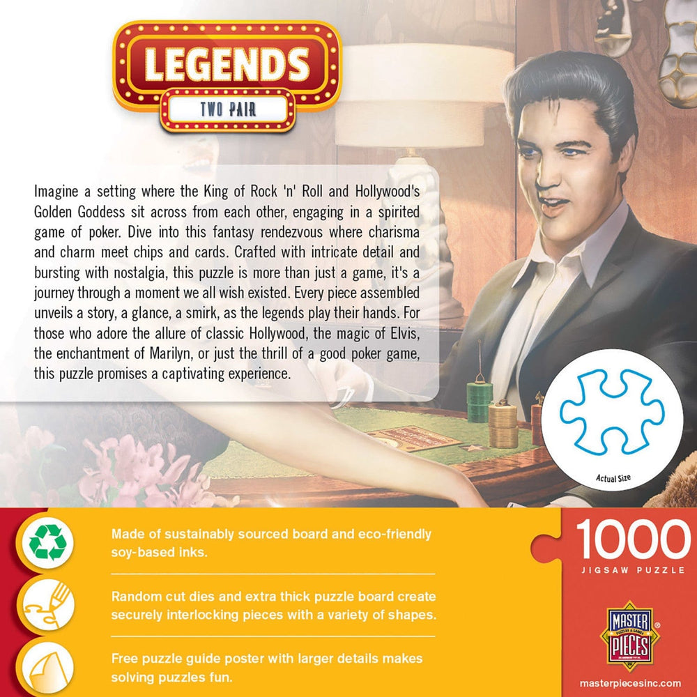 Legends - Two Pair 1000 Piece Jigsaw Puzzle (ONLINE ORDER ONLY)