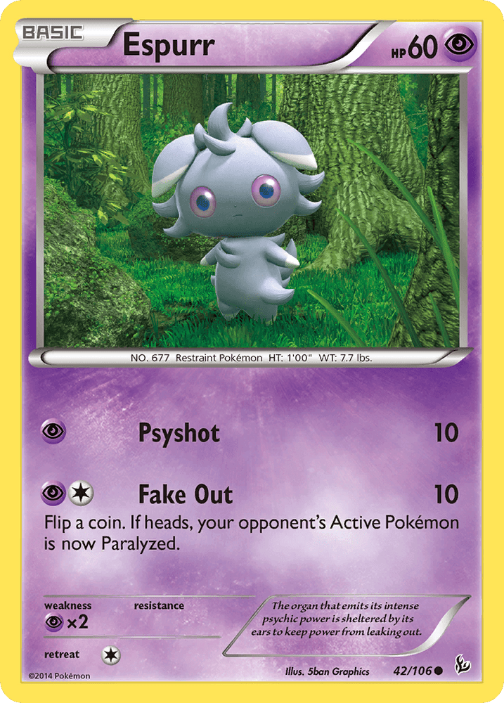Espurr (42/106) [XY: Flashfire] (Online Only)