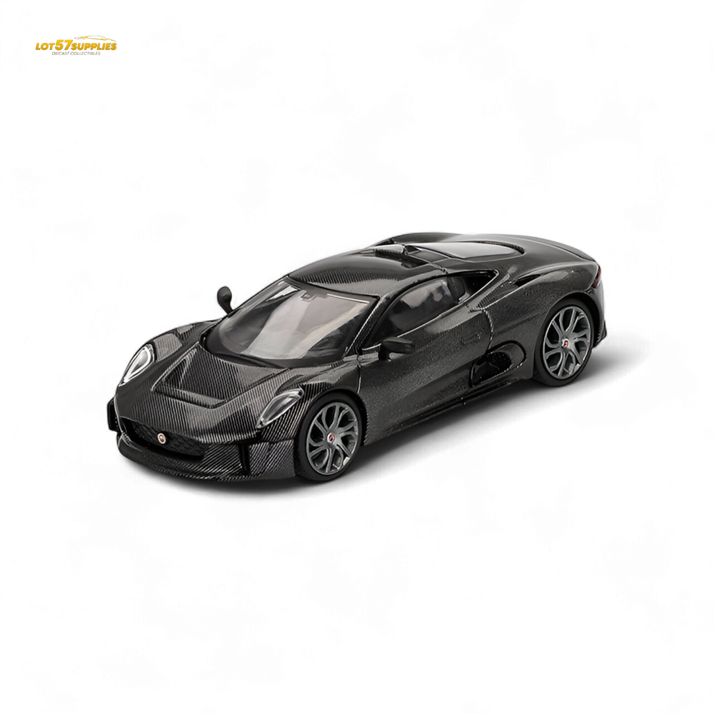 Mini-GT Jaguar C-X75 Test Car - Carbon Fiber #997 1:64 MGT00997 (ONLINE ORDER ONLY)
