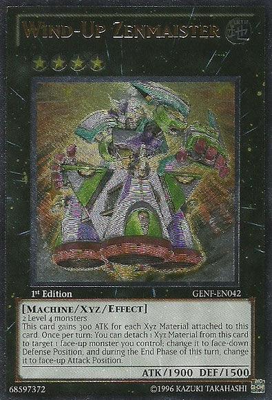 Wind-Up Zenmaister [GENF-EN042] Ultimate Rare (ONLINE ORDER ONLY)
