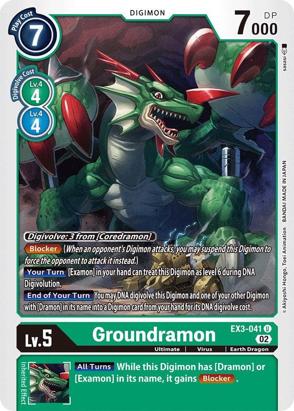 Groundramon [EX3-041] [Draconic Roar] (ONLINE ORDER ONLY)