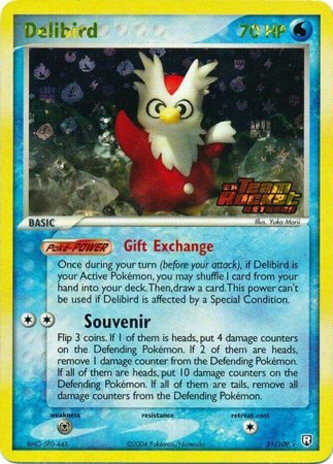 Delibird (21/109) (Stamped) [EX: Team Rocket Returns] (Online Only)
