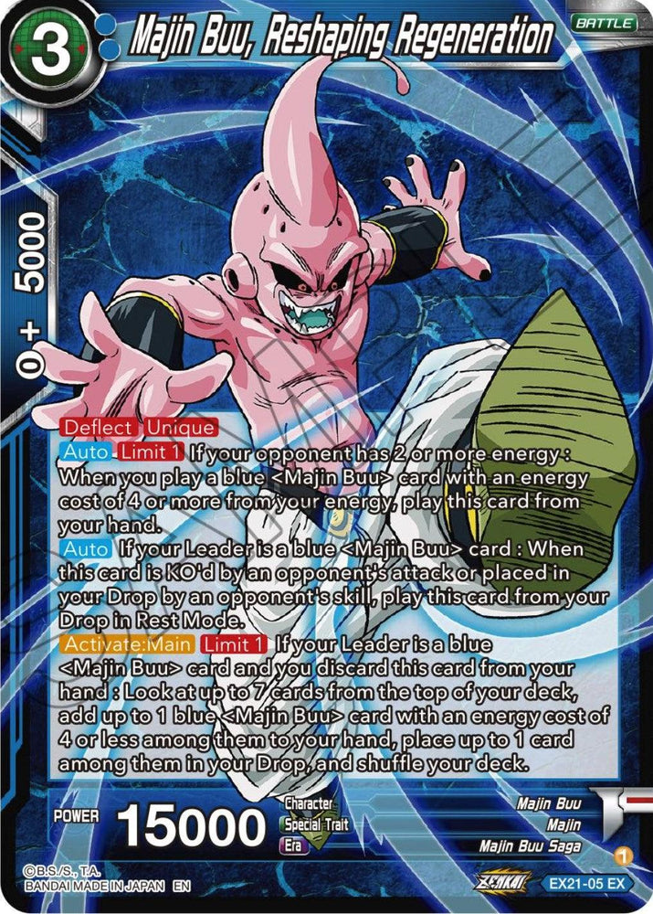 Majin Buu, Reshaping Regeneration (EX21-05) [5th Anniversary Set] (ONLINE ORDER ONLY)