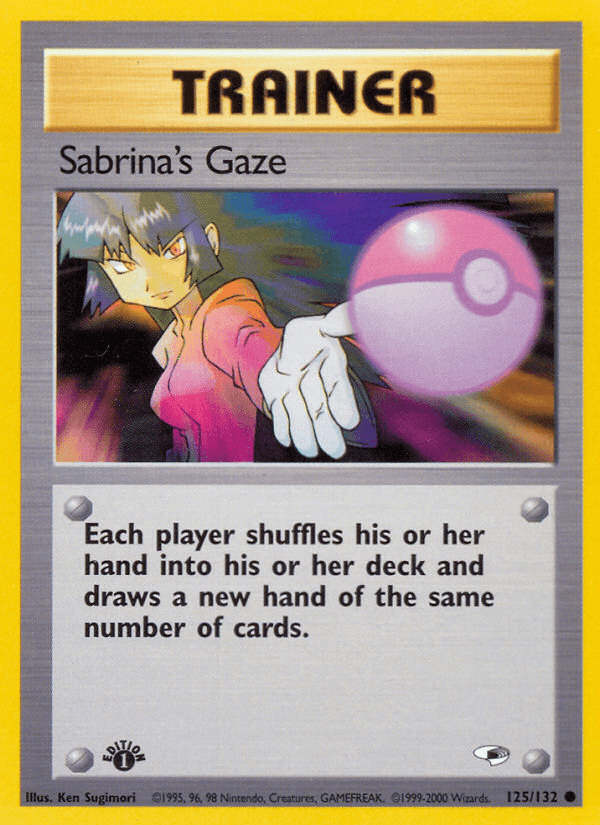 Sabrina's Gaze (125/132) [Gym Heroes 1st Edition] (Online Only)