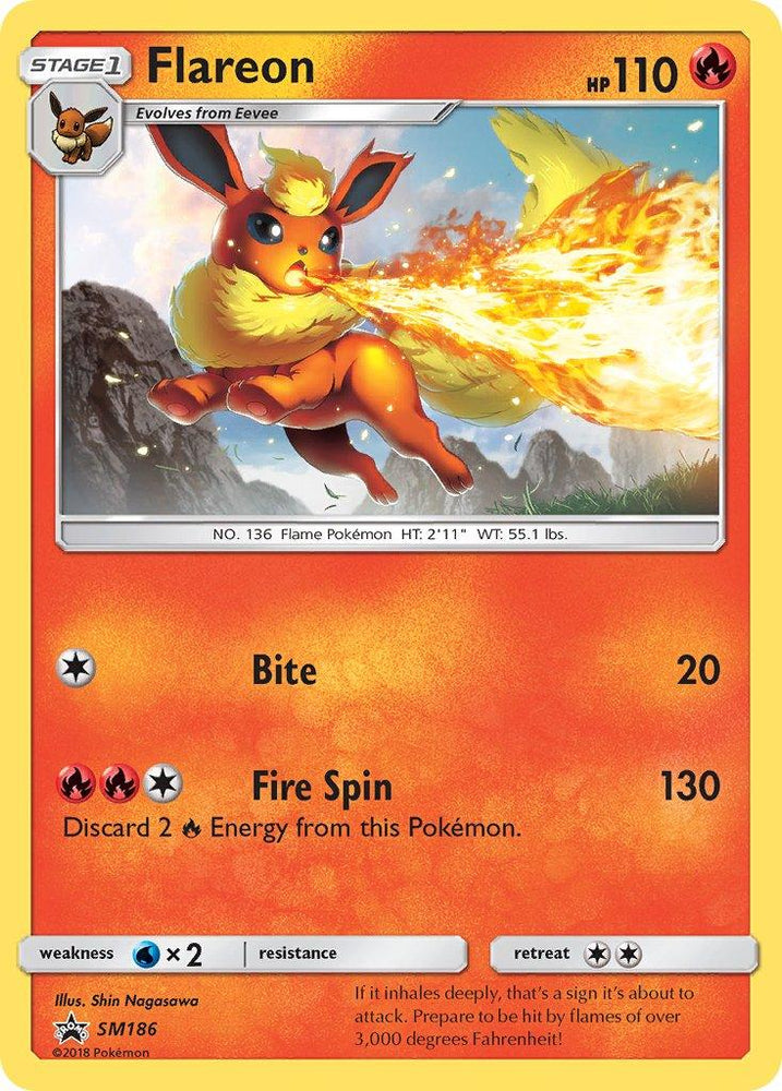 Flareon (SM186) [Sun & Moon: Black Star Promos] (Online Only)
