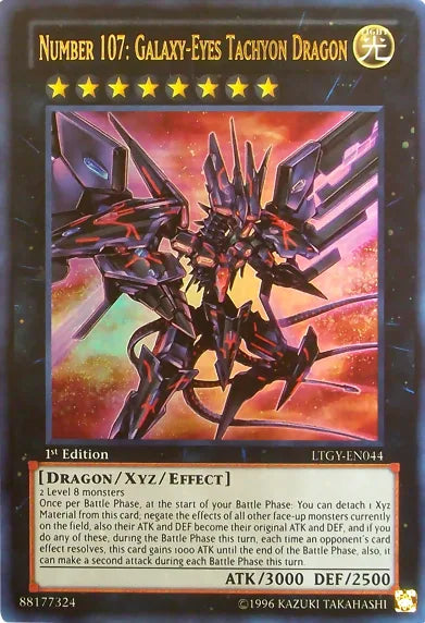Number 107: Galaxy-Eyes Tachyon Dragon [LTGY-EN044] Ultra Rare