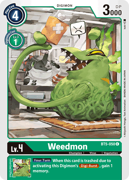 Weedmon [BT5-050] [Battle of Omni] (ONLINE ORDER ONLY)