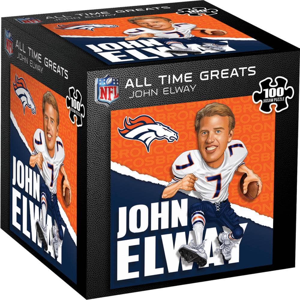 All-Time Greats Denver Broncos - John Elway 100 Piece Jigsaw Puzzle