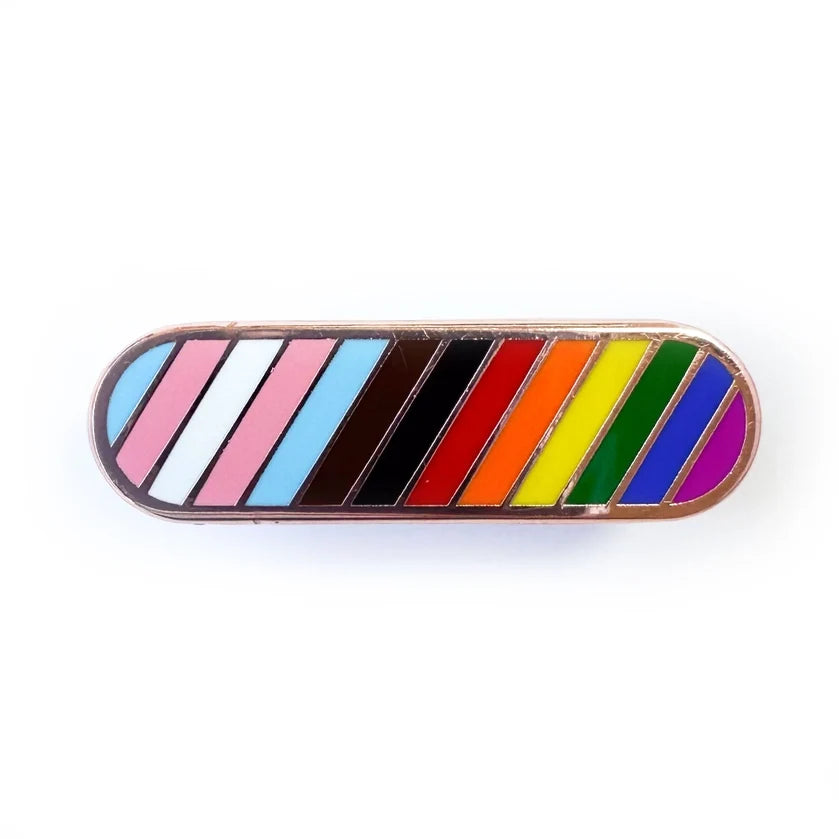 Pride Pals Flag Enamel Pin - Inclusive (ONLINE ORDER ONLY)
