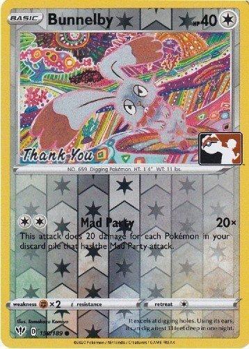 Bunnelby (150/189) (Thank You Promo) [Sword & Shield: Darkness Ablaze] (Online Only)