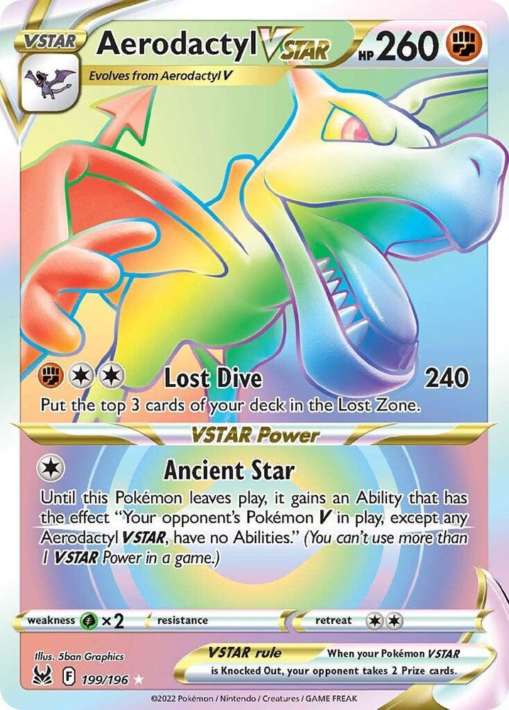 Aerodactyl VSTAR (199/196) [Sword & Shield: Lost Origin] (Online Only)