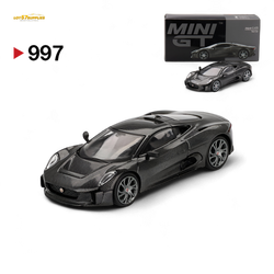 Mini-GT Jaguar C-X75 Test Car - Carbon Fiber #997 1:64 MGT00997 (ONLINE ORDER ONLY)