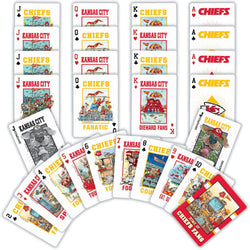 Kansas City Chiefs Fan Deck Playing Cards - 54 Card Deck (ONLINE ORDER ONLY)