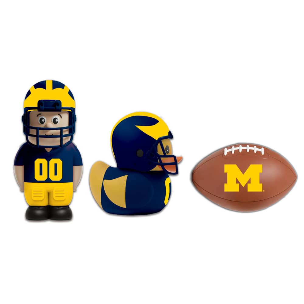 Bathletes - Michigan Wolverines NCAA Bath Toys (ONLINE ORDER ONLY)