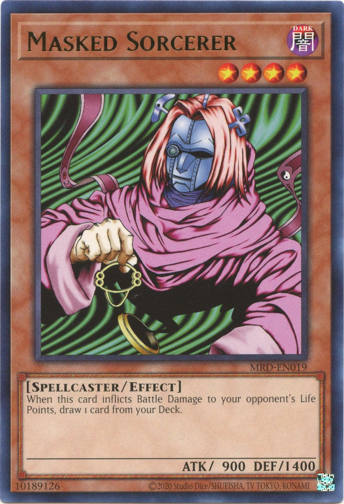 Masked Sorcerer (25th Anniversary) [MRD-EN019] Rare (ONLINE ORDER ONLY)