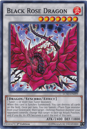 Black Rose Dragon [LC5D-EN099] Common (ONLINE ORDER ONLY)