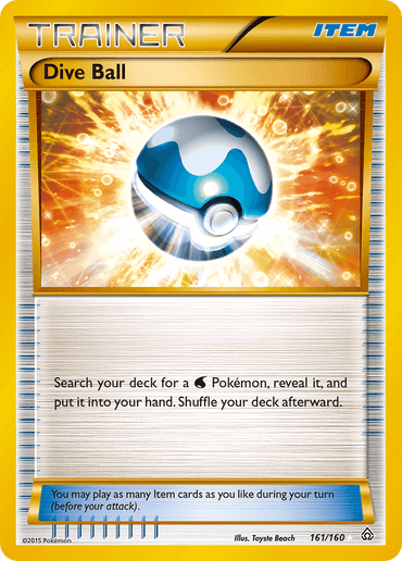 Dive Ball (161/160) [XY: Primal Clash] (Online Only)