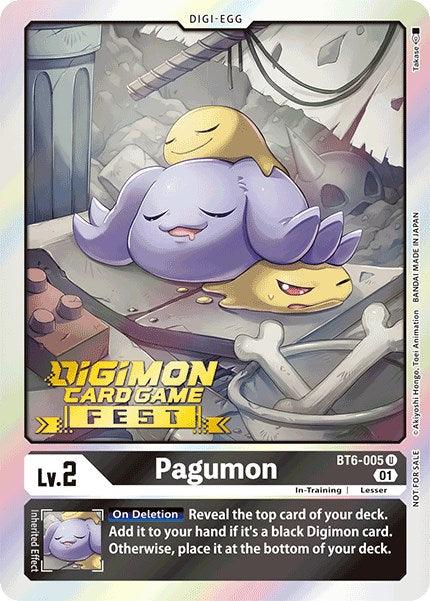 Pagumon [BT6-005] (Digimon Card Game Fest 2022) [Double Diamond Promos] (ONLINE ORDER ONLY)