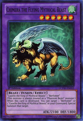 Chimera the Flying Mythical Beast [LCYW-EN052] Super Rare (ONLINE ORDER ONLY)