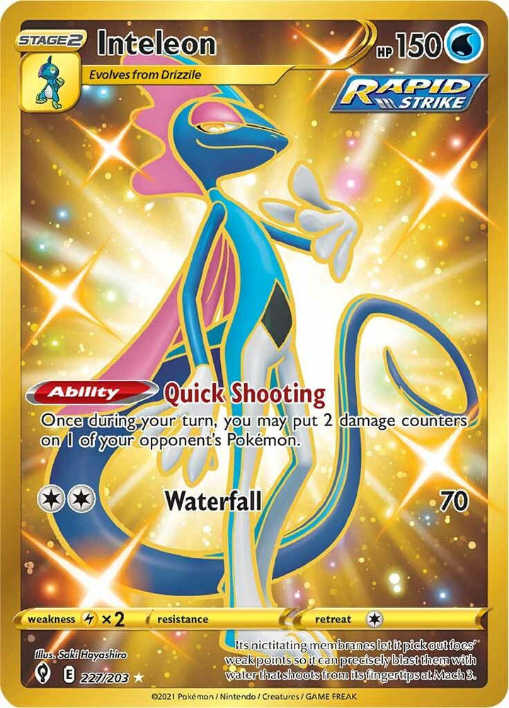 Inteleon (227/203) [Sword & Shield: Evolving Skies] (Online Only)