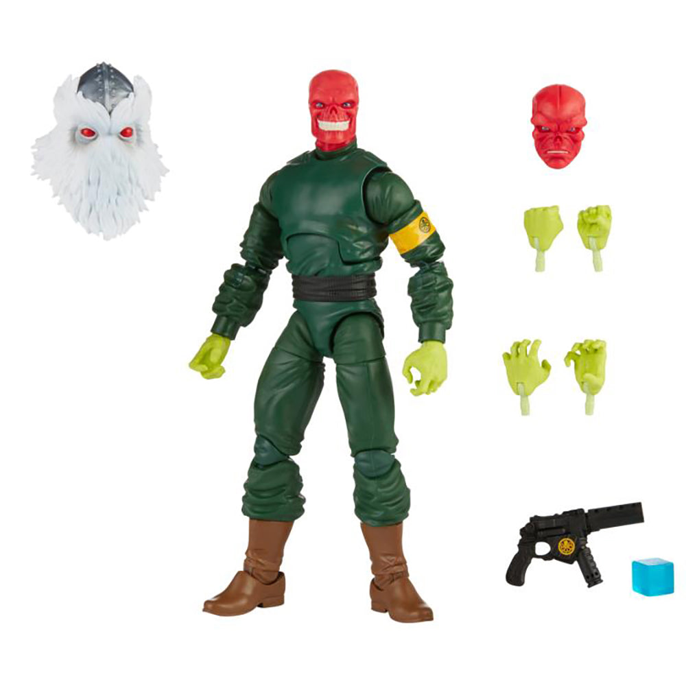 Super Villians Marvel Legends - Red Skull 6-Inch Action Figure (Xemnu Build-A-Figure) (ONLINE ORDER ONLY)