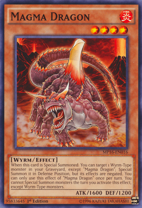 Magma Dragon [MP16-EN016] Common (ONLINE ORDER ONLY)