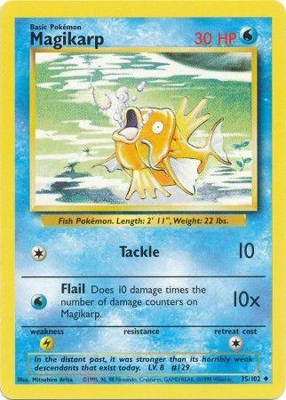 Magikarp (35/102) [Base Set Unlimited] (Online Only)
