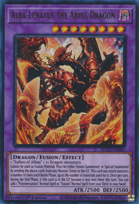 Alba-Lenatus the Abyss Dragon [MP23-EN080] Ultra Rare (ONLINE ORDER ONLY)