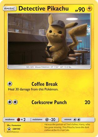 Detective Pikachu (SM190) [Sun & Moon: Black Star Promos] (Online Only)