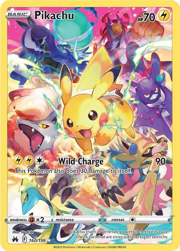 Pikachu (160/159) (Secret) [Sword & Shield: Crown Zenith] (Online Only)