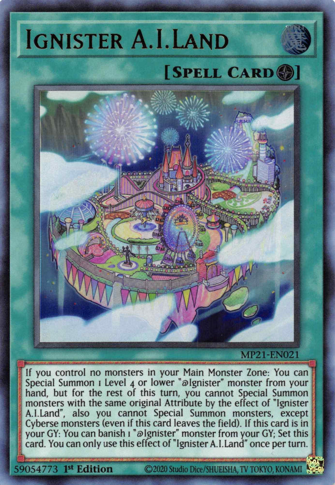Ignister A.I.Land [MP21-EN021] Ultra Rare (ONLINE ORDER ONLY)