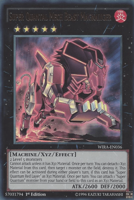 Super Quantal Mech Beast Magnaliger [WIRA-EN036] Ultra Rare (ONLINE ORDER ONLY)