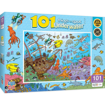 101 Things to Spot Underwater - 101 Piece Jigsaw Puzzle (ONLINE ORDER ONLY)