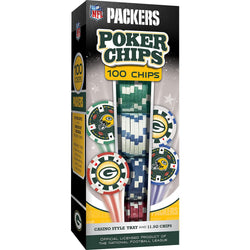 Green Bay Packers 100 Piece Poker Chips (ONLINE ORDER ONLY)