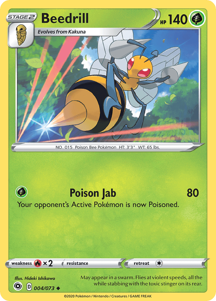 Beedrill (004/073) [Sword & Shield: Champion's Path] (Online Only)
