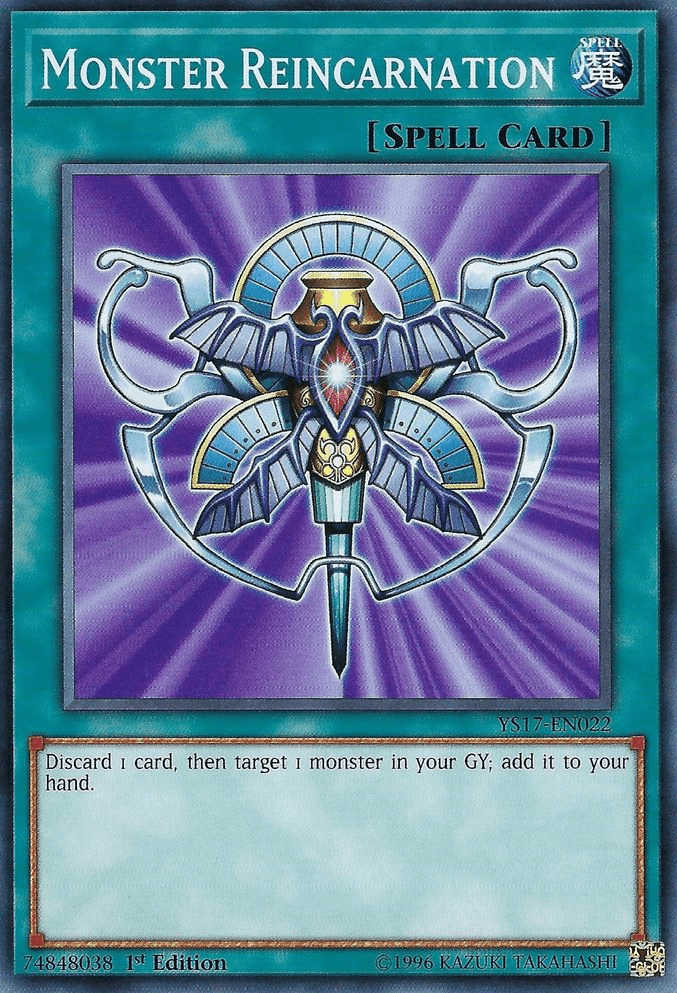 Monster Reincarnation [YS17-EN022] Common (ONLINE ORDER ONLY)