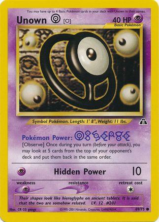 Unown [O] (69/75) [Neo Discovery Unlimited] (Online Only)