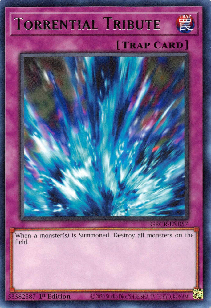 Torrential Tribute [GRCR-EN057] Rare (ONLINE ORDER ONLY)