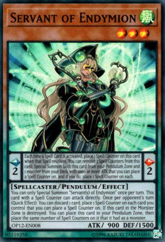 Servant of Endymion [OP12-EN008] Super Rare (ONLINE ORDER ONLY)