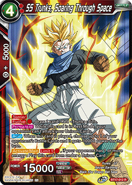SS Trunks, Soaring Through Space (BT17-012) [Ultimate Squad] (ONLINE ORDER ONLY)