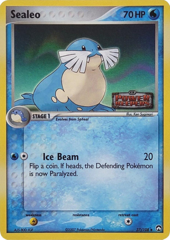 Sealeo (37/108) (Stamped) [EX: Power Keepers] (Online Only)