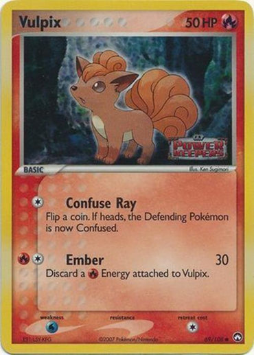Vulpix (69/108) (Stamped) [EX: Power Keepers] (Online Only)
