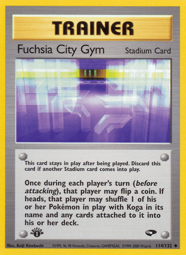 Fuchsia City Gym (114/132) [Gym Challenge 1st Edition] (Online Only)