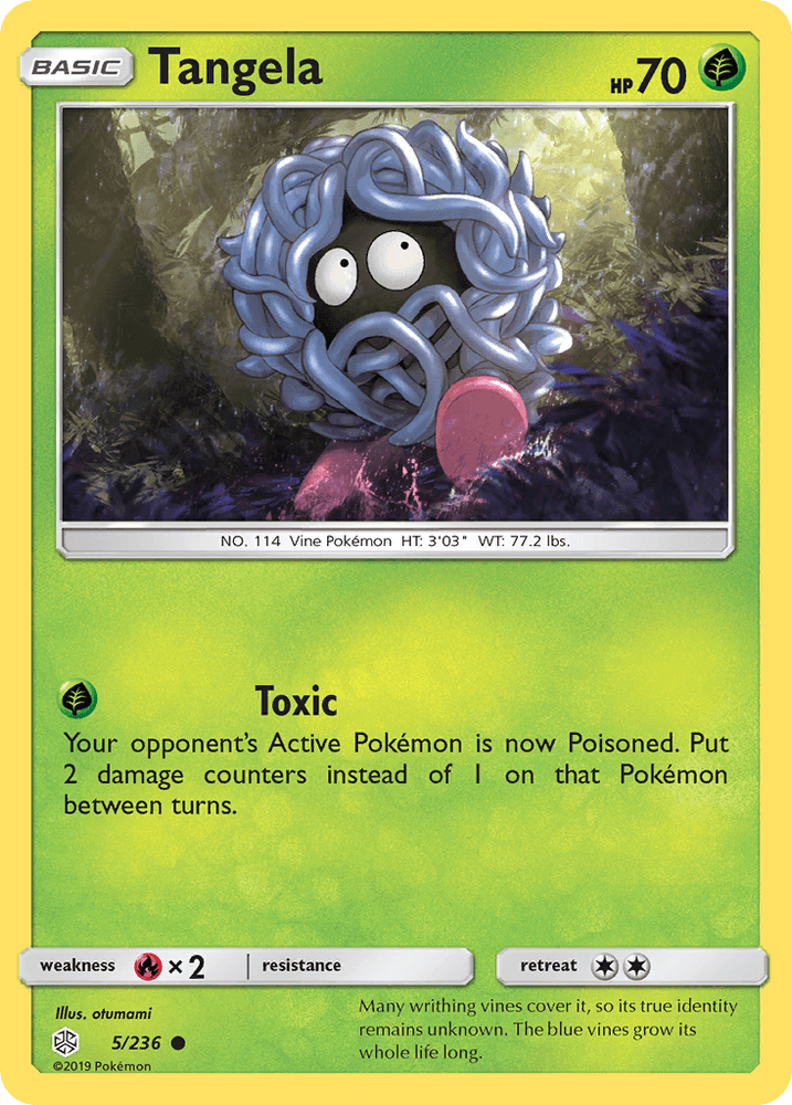 Tangela (5/236) [Sun & Moon: Cosmic Eclipse] (Online Only)