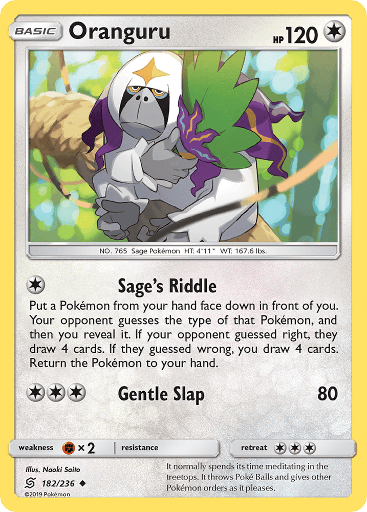 Oranguru (182/236) [Sun & Moon: Unified Minds] (Online Only)