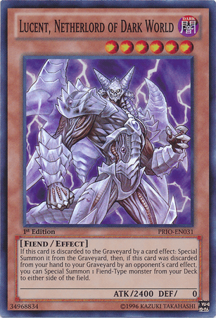 Lucent, Netherlord of Dark World [PRIO-EN031] Super Rare (ONLINE ORDER ONLY)
