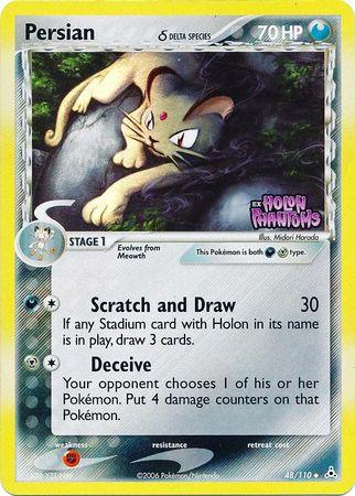 Persian (48/110) (Delta Species) (Stamped) [EX: Holon Phantoms] (Online Only)