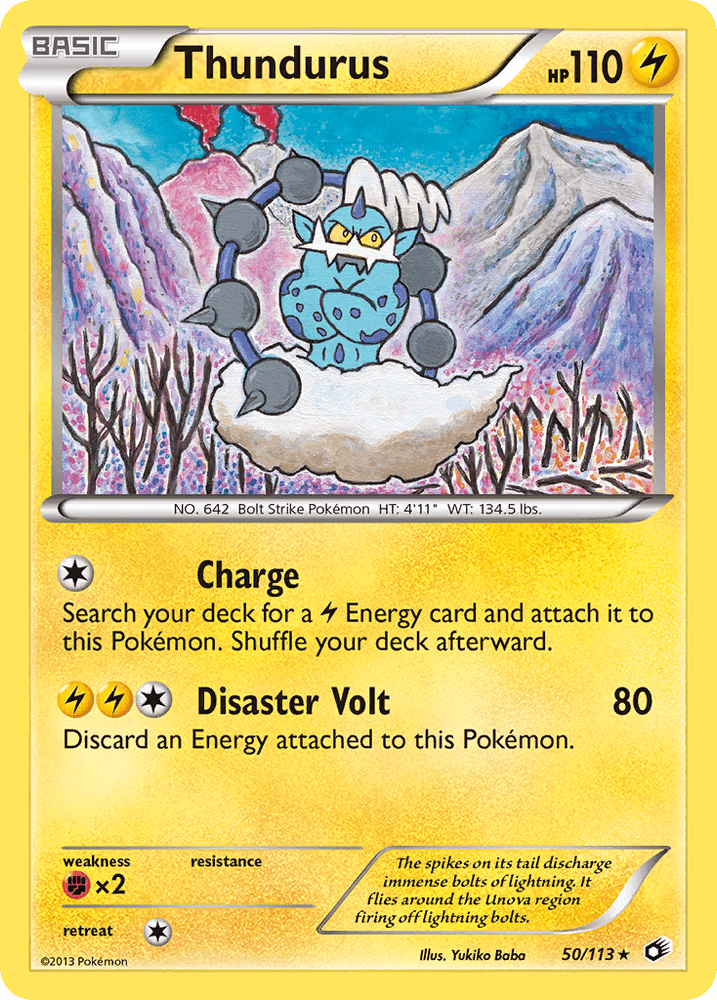 Thundurus (50/113) (Theme Deck Exclusive) [Black & White: Legendary Treasures] (Online Only)